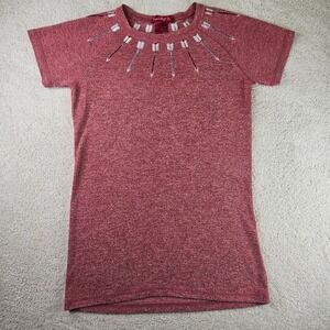 Cowgirl Tuff Co Arrow Embroidered Knit Western Top Women's‎ Size Small Casual